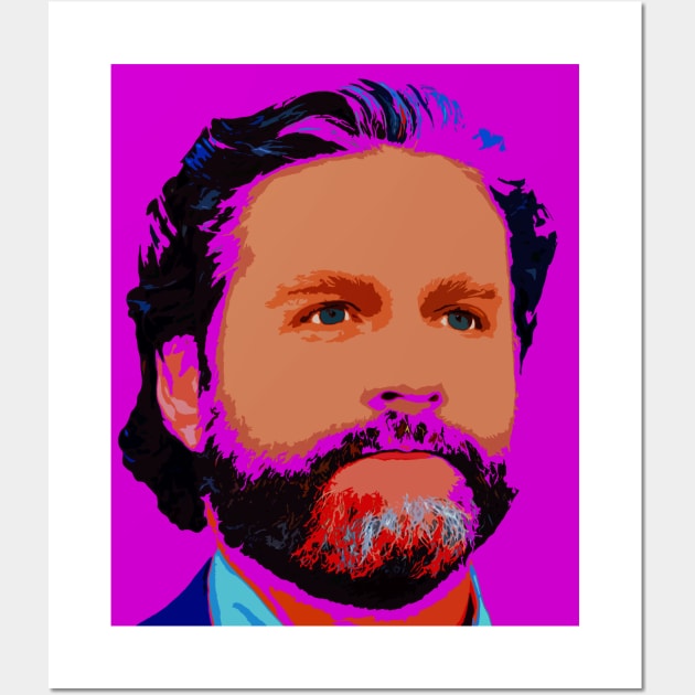 zach galifianakis Wall Art by oryan80